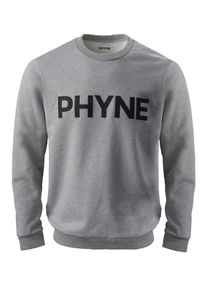 PHYNE, Herren Sweatshirt, Grau / Schwarz
