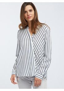 Broadway NYC FASHION, Damen Bluse 'NIARA', Mischfarben / Weiß
