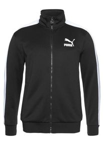 Puma, Herren Jacke 'Classics T7', Schwarz / Weiß