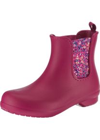 Crocs, Damen Gummistiefel 'Freesail Chelsea Boot W SGy/Dot', Pink