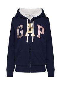 GAP, Damen Sweatjacke 'SH GAP FOIL SHERPA FZ', Navy