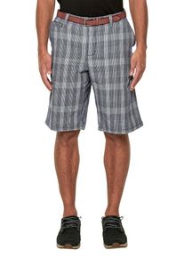 s.Oliver RED LABEL, Herren Twill-Bermuda, Taubenblau / Wei&szlig;