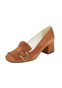 Heine, Damen Pumps, Cognac