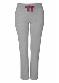 Kangaroos, Damen Jogginghose, Grau / Dunkelpink