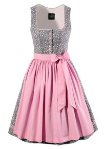 Hammerschmid, Damen Dirndl, Grau / Rosé