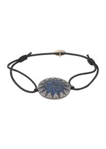 lua Accessories, Damen - Schmuck 'Power Armband', Schwarz