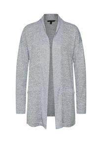 Banana Republic, Damen Strickjacke 'LS LGG THIRD PIECE W RIB FRONT PANEL', Hellgrau