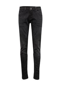 Tom Tailor Denim, Herren Jeans 'super slim PIERS price strater Denim Long 1/1', Black Denim