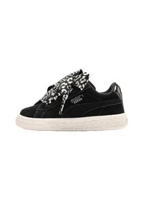 Puma, M&auml;dchen Sneakers 'Suede Heart AthLuxe PS', Schwarz / Silber / Wei&szlig;