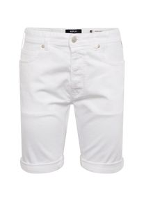 Replay, Herren Jeansshorts, White Denim