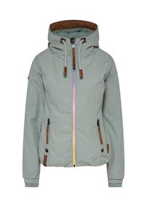 Naketano, Damen Jacke 'Greeny', Braun / Grau
