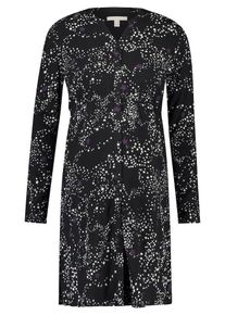Esprit Maternity, Damen Kleid, Lila / Schwarz / Weiß