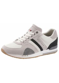 Tommy Hilfiger, Herren Sneaker 'New Iconic', Hellgrau / Dunkelgrau / Schwarz / Weiß