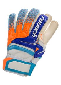Reusch, Herren Torwarthandschuh 'Prisma Prime A2 Evolution', Blau / Hellblau / Dunkelorange / Weiß