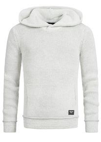 INDICODE JEANS, Herren Strickpullover 'Kylan', Wei&szlig;