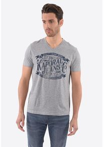 Kaporal5 Kaporal, Herren T-Shirt 'Twik Medgre', Nachtblau / Grau