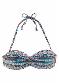 Lascana, Damen Bügel-Bandeau-Top 'Marrakesh', bunt