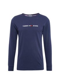 Tommy Jeans, Herren Langarmshirt 'TJM SMALL TEXT LONGSLEEVE', Dunkelblau
