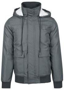 Urban Classics, Herren Jacket, Dunkelgrau