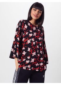 MOSS COPENHAGEN, Damen Bluse 'Adela', Rosa / Kirschrot / Schwarz