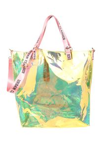 Urban Classics, Damen Tasche 'Transparent Shopper', Pink / Orangerot