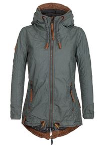 Naketano, Damen Jacke 'Schöner im Ärmel', Braun / Dunkelgrün