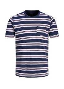 Jack & Jones JACK & JONES, Herren T-Shirt, Navy / Rot / Weiß