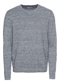 Jack & Jones JACK & JONES, Herren Pullover 'JJEBASIC KNIT V-NECK', Graumeliert