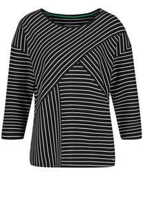Gerry Weber, Damen T-Shirt, Schwarz / Weiß