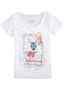 Stockerpoint, Damen Shirt 'Wilde Schönheit', Weiß