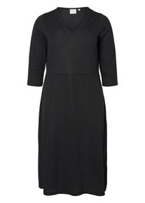 JUNAROSE, Damen Midikleid, Schwarz