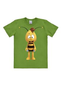 logoshirt, Herren T-Shirt 'Biene Maja -Willi 3D', Gelb / Gr&uuml;n / Schwarz