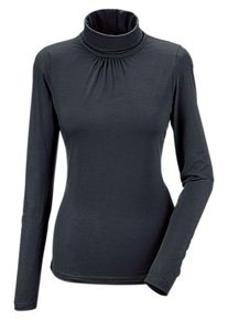 Aniston, Damen Rollkragenshirt, Schwarz