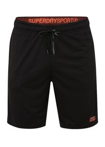 Superdry, Herren Sport-Hose 'ACTIVE RELAXED SHORT', Schwarz