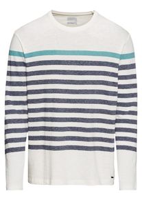 Esprit, Herren Shirt, Blau / Weiß