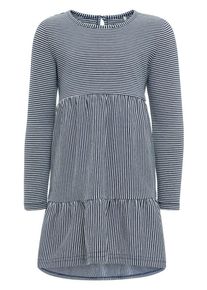 name it, Mädchen Kleid, Creme / Dunkelblau