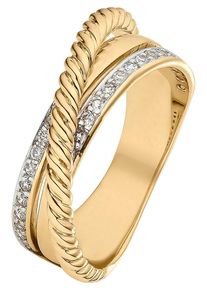 Christ, Damen ring 'Diamonds', Gold