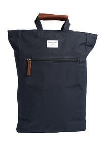 Sandqvist, Damen Rucksack 'Tony', Dunkelblau / Braun