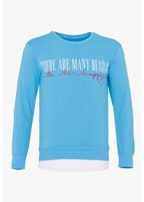 PLUS EIGHTEEN, Herren Sweatshirt, Blau / Hellblau