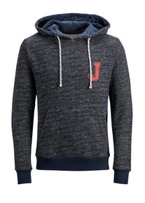 Jack & Jones JACK & JONES, Herren Sweatshirt, Dunkelblau / Orangerot