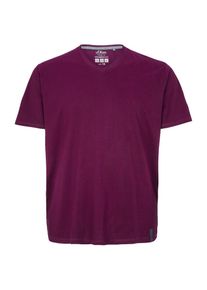 s.Oliver RED LABEL, Herren T-Shirt, Aubergine