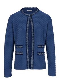 Heine, Damen Strickjacke, Blue Denim