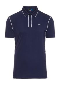 J. Lindeberg J.Lindeberg, Herren Poloshirt 'Tomi', Navy / Weiß