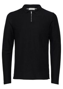 Selected Homme, Herren Poloshirt, Schwarz