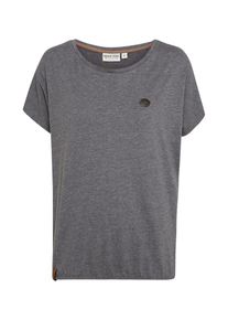 Naketano, Damen Oversize Shirt 'Schnella Baustella III', Grau