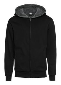 Urban Classics, Herren Sweatjacke, Grau / Schwarz