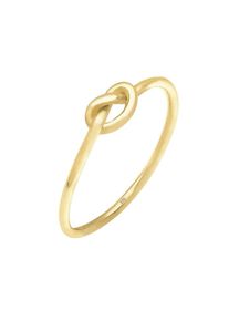 Elli Premium, Damen Ring 'Knoten', Gold