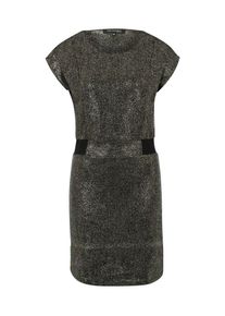 Top Secret, Damen Kleid mit Allover-Metallic-Print, Silber
