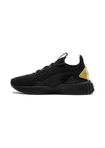 Puma, Damen Sneaker 'Defy Varsity', Gold / Schwarz