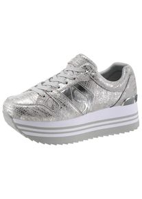 Skechers, Damen Plateausneaker 'Street Highrise', Silber